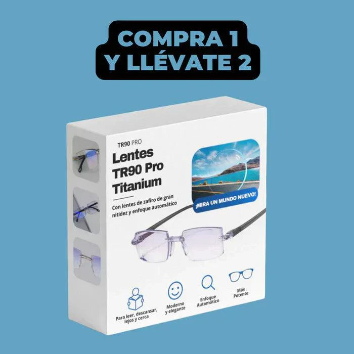 ✨ Gafas Titanio TR90 ✨ – Elegancia y Protección en Doble. 🕶️ ¡Lleva 2 por el precio de 1! 💥 Paga solo al recibir. 🚚 Envío gratis. ¡Consigue tu estilo y comodidad hoy mismo! 💫